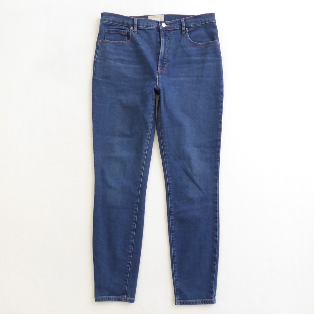 Everlane Women's Skinny Jeans - Dark Blue